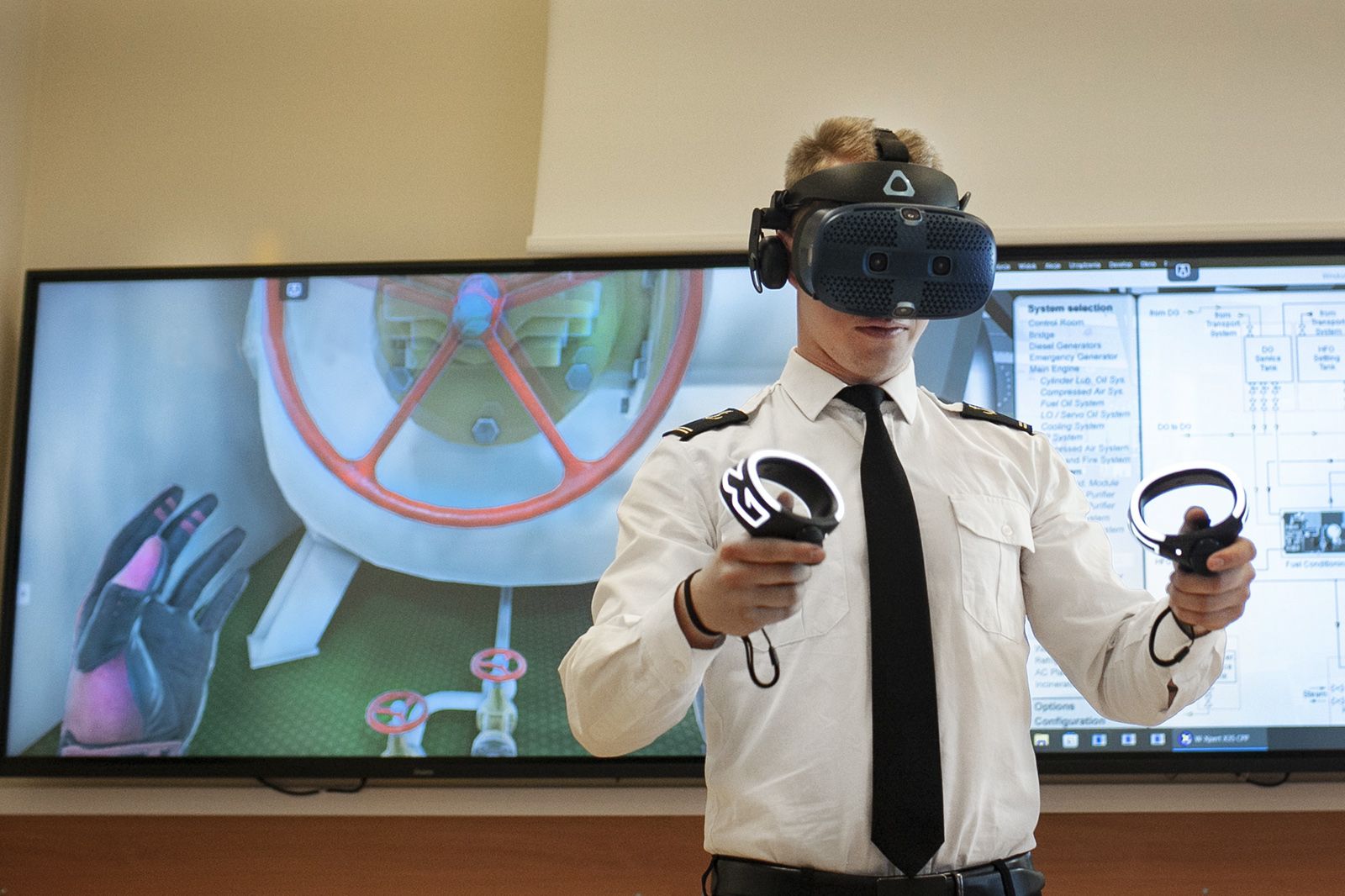 VR lab dla mechaników  Win GD na Politechnice Morskieje w Szczecinie